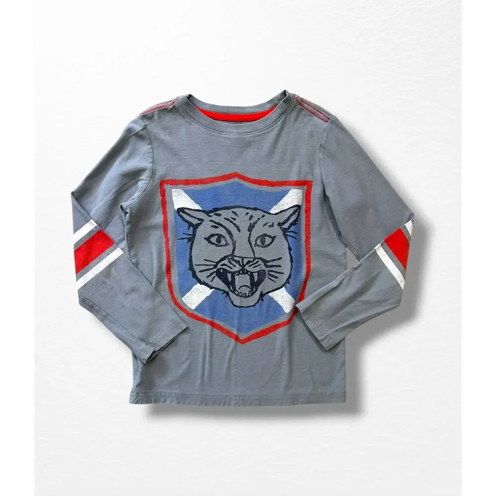 Tea Collection Scotland Wildcat Graphic Tee, Size 8